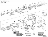 Bosch 0 602 121 104 GR.55 Drill Spare Parts